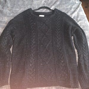 Levi knitted black sweater